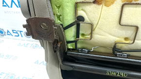 Rear seat cushion, 2nd row, left, Ford C-max MK2 13-18, beige leather, water contact, wrinkled, needs cleaning