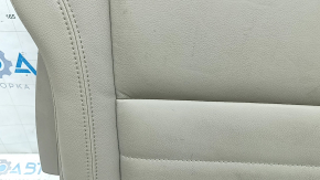 Rear seat cushion, 2nd row, left, Ford C-max MK2 13-18, beige leather, water contact, wrinkled, needs cleaning