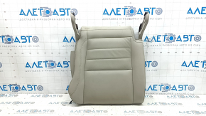 Rear seat cushion, 2nd row, right, Ford C-max MK2 13-18, beige leather, contact with water, wrinkled, needs cleaning