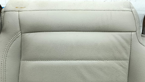 Rear seat cushion, 2nd row, right, Ford C-max MK2 13-18, beige leather, contact with water, wrinkled, needs cleaning