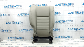 Rear seat backrest, 2nd row, right, Ford C-max MK2 13-18, beige leather, water contact, dented, needs cleaning