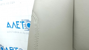Rear seat backrest, 2nd row, right, Ford C-max MK2 13-18, beige leather, water contact, dented, needs cleaning
