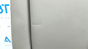 Rear seat backrest, 2nd row, left, Ford C-max MK2 13-18, beige leather, with seat belt, scratches on plastic, needs cleaning
