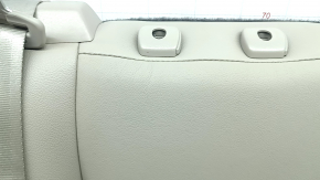 Rear seat backrest, 2nd row, left, Ford C-max MK2 13-18, beige leather, with seat belt, scratches on plastic, needs cleaning