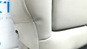 Rear seat backrest, 2nd row, left, Ford C-max MK2 13-18, beige leather, with seat belt, scratches on plastic, needs cleaning