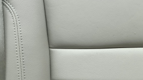 Rear seat backrest, 2nd row, left, Ford C-max MK2 13-18, beige leather, with seat belt, scratches on plastic, needs cleaning