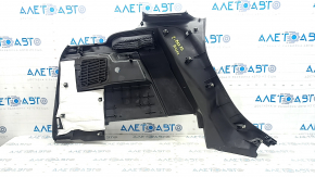Right arch trim for Ford C-max MK2 2013-2018, black, with grille, scratches, worn