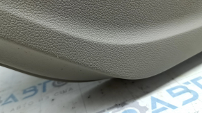 Rear right door panel for Ford C-max MK2 2013-2018, beige with beige plastic insert, beige leather armrest, with a tweeter, with a handle, scratches, scuffs