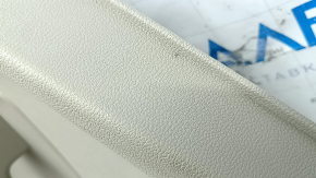 Rear left door panel for Ford C-max MK2 2013-2018, beige with beige plastic insert, beige leather armrest, with a tweeter, with a handle, scratches