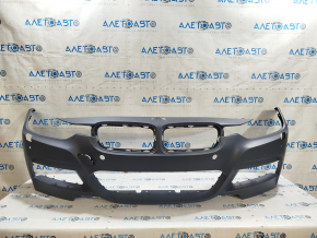 Bare front bumper BMW 3 F30 12-15 Under washer and 4 parking and side reflectors M-Sport