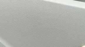 Beige door panel, front left, Ford C-max MK2 2013-2018, with beige plastic insert, beige leather armrest, with handle, with window lifter control trim, scratches
