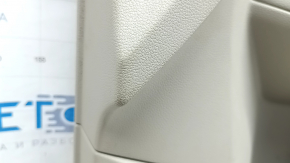 Beige door panel, front right, Ford C-max MK2 2013-2018, with beige plastic insert, beige leather armrest, with handle, with window lifter control trim, scratches, scuffs
