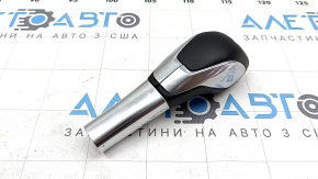 Ford Ecosport 18-22 black leather gear knob without buttons, scratches