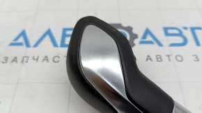 Ford Ecosport 18-22 black leather gear knob without buttons, scratches