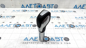 Ford Ecosport 18-22 black leather gear knob without buttons, scratches