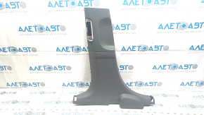 Lower left center pillar trim for Hyundai Ioniq 5 22-24 plastic, green with dark gray, with deflector