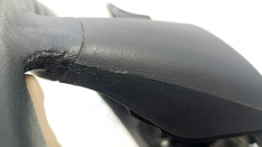 Naked steering wheel Ford C-max MK2 13-18 black leather, with control buttons, scratches, worn