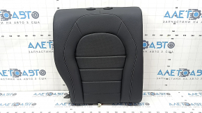 Mercedes GLC 16-22 rear seat backrest, 2nd row, right, black leather, gray stitching, perforation