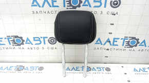 Rear left headrest, 2nd row, Mercedes GLC 16-22, black leather, gray stitching