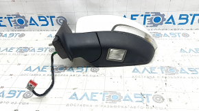 Left side mirror assembly for Ford C-max MK2 13-18, 7 pins, turn signal, illuminated, heated, white, scratches
