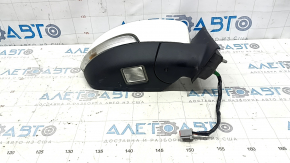 Right side mirror assembly for Ford C-max MK2 13-18, 9 pins, turn signal, illuminated, heated, white