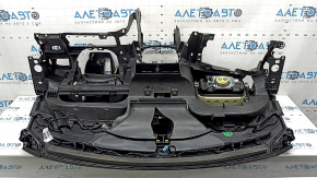 Front dashboard with Airbag for Ford C-max MK2 13-18 for a large monitor, black, with trims, cracks in the trim fasteners