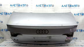 Audi A4 B9 17-19 trunk lid, silver LZ7G, butt