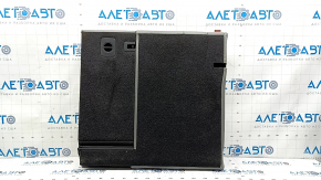 Right rear seat backrest for Audi A4 B9 17-19, gray leather with perforation and seat belt