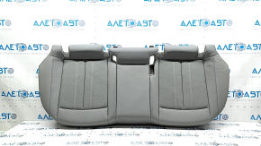 Rear seat cushion for Audi A4 B9 17-19, gray leather with perforation