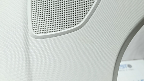 Right rear pillar trim behind the window, Mercedes GLC 16-22, light gray, broken guide, scratches