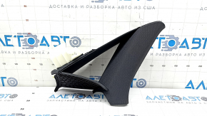 Left rear window trim for Audi A4 B9 18-25, black, worn