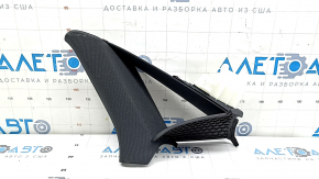 Right rear window trim for Audi A4 B9 18-25, black, worn