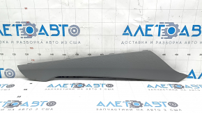 Upper right center console trim for Audi A4 B9 17-25 gray
