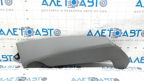 2nd row seat side bolster, right, Audi A4 B9 17-19, gray leather