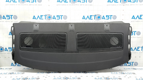 Rear shelf for Audi A4 B9 18-25 gray, Bang and Olufsen, with speaker grilles