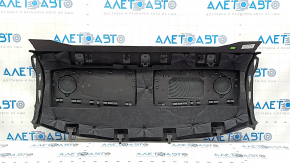Rear shelf for Audi A4 B9 18-25 gray, Bang and Olufsen, with speaker grilles