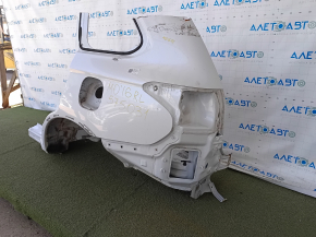 Quarter wing rear left Mitsubishi Outlander 14-21 on the body, white, rusty, bumps, dents