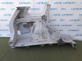 Quarter wing rear left Mitsubishi Outlander 14-21 on the body, white, rusty, bumps, dents