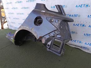 Quarter wing rear left Lexus CT200h 11-17 on the body, graphite, rusty, made, pokes