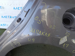 Quarter wing rear left Lexus CT200h 11-17 on the body, graphite, rusty, made, pokes