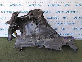 Quarter wing rear left Lexus CT200h 11-17 on the body, graphite, rusty, made, pokes