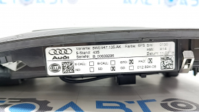 Front light assembly for Audi A4 B9 17-19, black, for sunroof