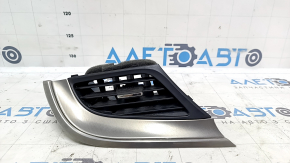 Air duct deflector with trim, front left, Lincoln MKC 15-19, aluminum insert