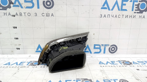 Air duct deflector with trim, front left, Lincoln MKC 15-19, aluminum insert