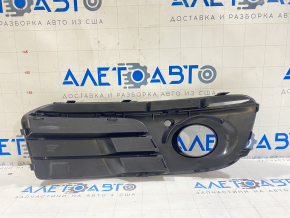 Lower grille of the front bumper left Audi Q5 8R 13-17 rest, matte + gloss, black gloss