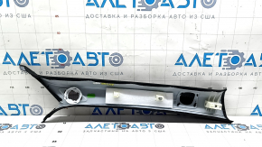 Upper left front pillar trim for Audi A4 B9 18-25 black, Bang and Olufsen