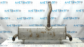 Mercedes GLC 300 20-22 rear muffler with barrel, rusty