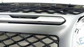 Mercedes GLC 300 20-22 radiator grille assembly without a camera, without an emblem, broken fasteners, sand