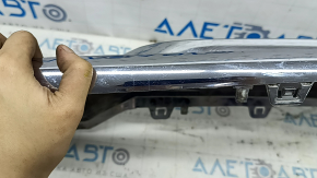 Mercedes GLC 300 20-22 chrome front bumper lip trim, scratches, dents, cracked chrome