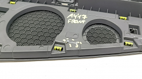 The front panel center trim for the Audi A4 B9 17-20 speakers is gray, with a mesh, the mount is broken.